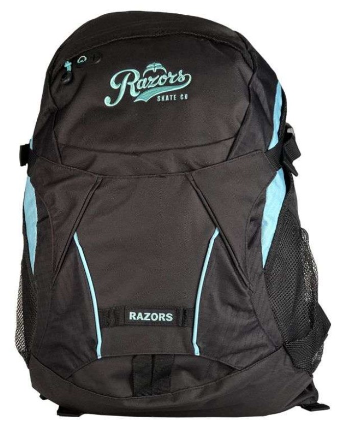 Razors backpack black mint for inline skates and skeelers